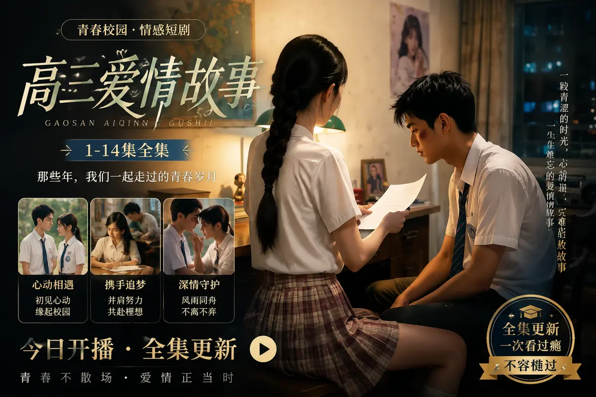 《高三爱情故事》全集在线观看-AI黄果真人短剧林澈苏晚晴无水印高清版-夸克百度资源抢先看